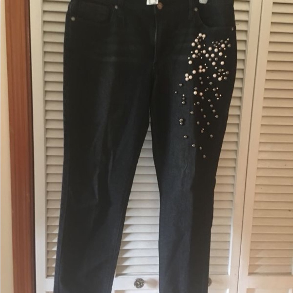 VENUS PEARL DETAIL JEANS